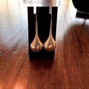 Silver Teardrop Earrings Jewelry